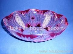 transparent round Plastic Plate & Trays