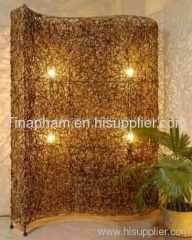 water hyacinth lamp piece