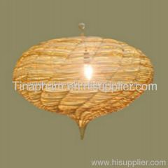 poly rattan lamp piece