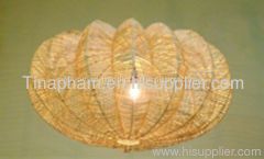 poly rattan lamp piece