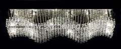 K9 crystal ceiling lamp, square crystal ceiling lamp