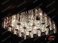 crystal ceiling light fixture, ceiling lamp crystal