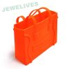 Silicone square hand bag