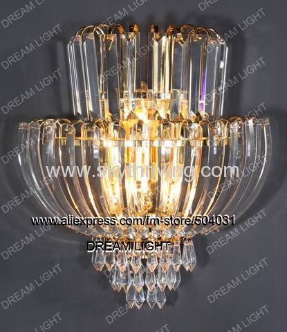 wall crystal lamp, wall lamp crystal