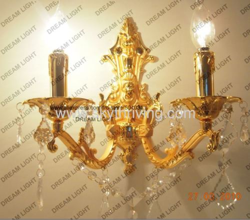 wall lighting fixture crystal sconce
