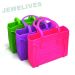 LFGB Silicone & Rubber Lady Hand Bag in Square