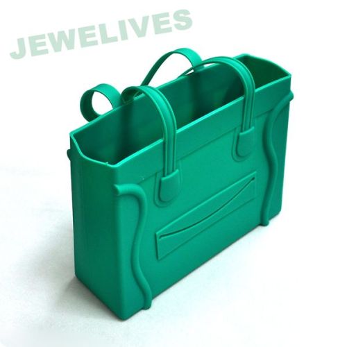 Silicone Ladies hand- bag with Smile face