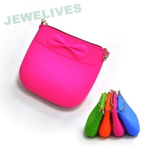 Colorful Ladies Silcone & Ruber Chain Bag & Fashion bags