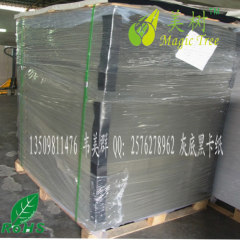 700g balck coated duplex paper with grey back mill