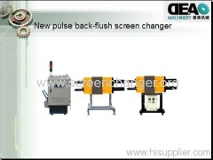 New pulse backflush continuous screen changer
