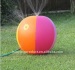 Inflatable sprinkler beach ball