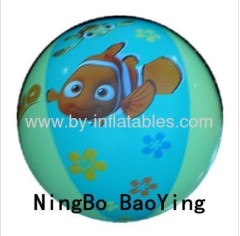 PVC inflatable ball for beach playing