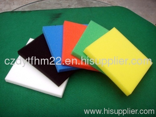 colorful and soft foam sponge sheet