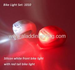 silicon LED bicycle light set
