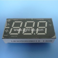 Multicolor 0.50-inch 3 1/2 Digits 7-Segment LED Numeric Displays for Air Conditioner Control