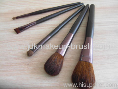 Shiny Brown 5pcs Makeup Brush Kits