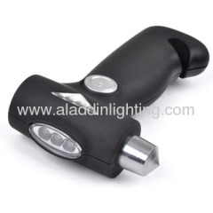 Car emergency dynamo LED flashlight