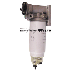 Euro III fuel water separator assembly