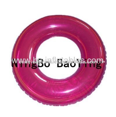 PVC inflatable swim ring for leisure