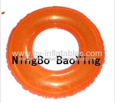 PVC inflatable swim ring for adult leisure