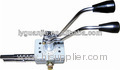 cutting machine shift control lever