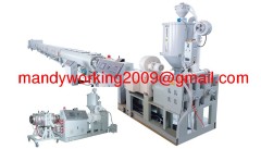 HDPE plastic pipe extruder