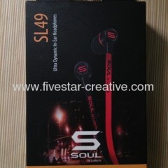Soul by Ludacris SL49 In-Ear Headphones In RED