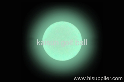 luminous golf ball / golf ball in dark