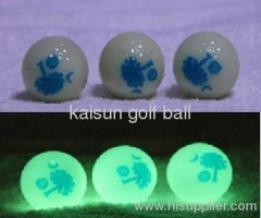 luminous golf ball / golf ball in dark