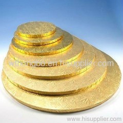Gold Foil Corrugated Cake Boards