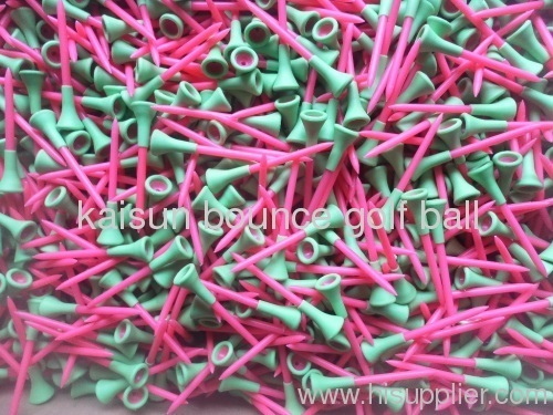 plastic golf tee / rubber tee