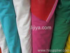 pu nubuck fabric cow leather