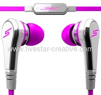 SMS Audio STREET by 50 Earbuds In-Ear Pink