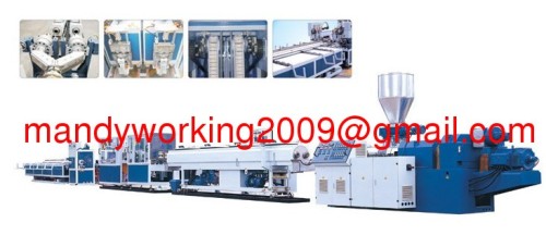 PVC twin pipe manufacturing machinery