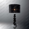 black crystal table lamp, hotel desk lamp