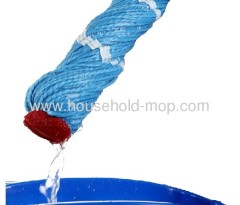 Commercial Self-Wringing Ratchet Twist Mop Blended Yarn Head 54 Handle