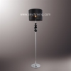 black floor lamp, stainless steel floor lamp