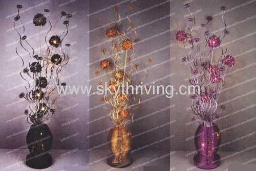 floor lamp flower, art aluminum floor lamp