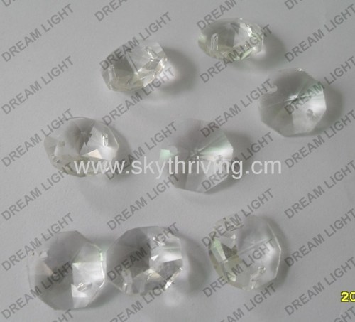 crystal octagonal beads, crystal parts, crystal accessories