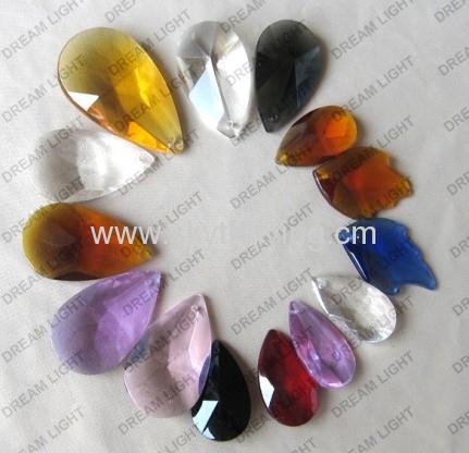 crystal pear-shaped beads, crystal accessories,crystal parts