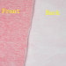 Poly spun velour for garment fabric