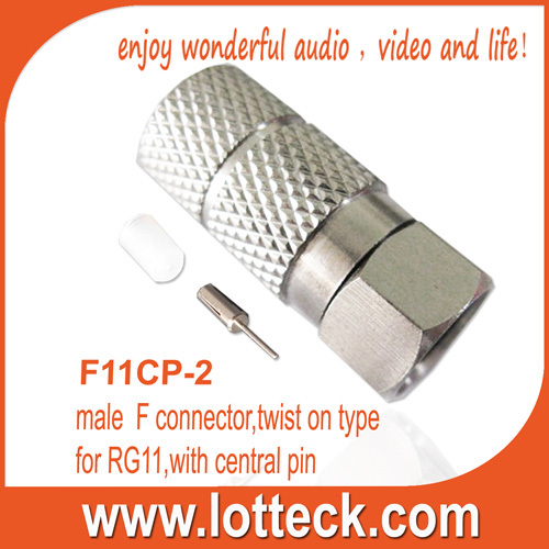 RG11 type male F connector from China manufacturer Ningbo Yinzhou