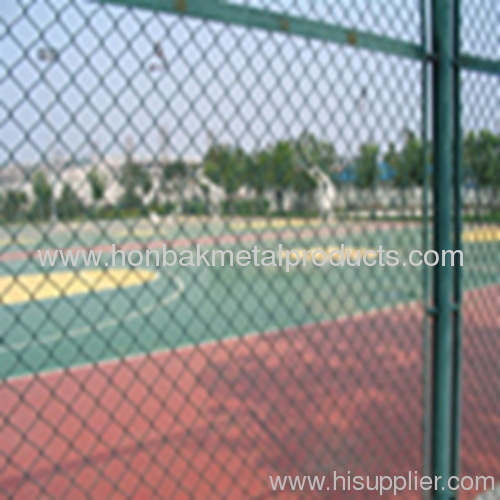 PVC Coated Chain Link Wire Mesh Fence