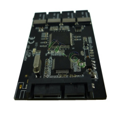 Quad Micro SD To Micro SATA Adapter With Card Case RAID