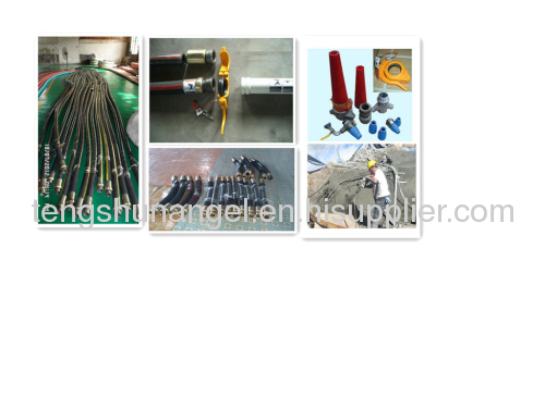 High Pressure Steel wire Reinforced Shotcrete Rubber Hose