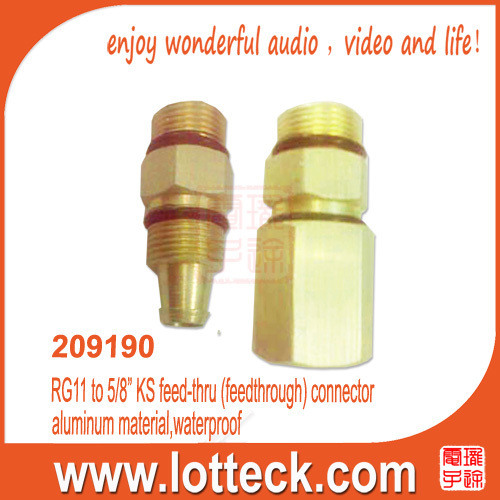 RG11 aluminum material connector