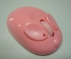 Pink mini cute 2.4Ghz wireless animal shape mouse