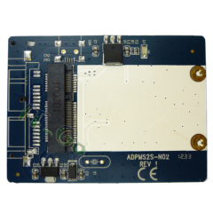 SATA Host To Mini SATA SSD Adapter Card