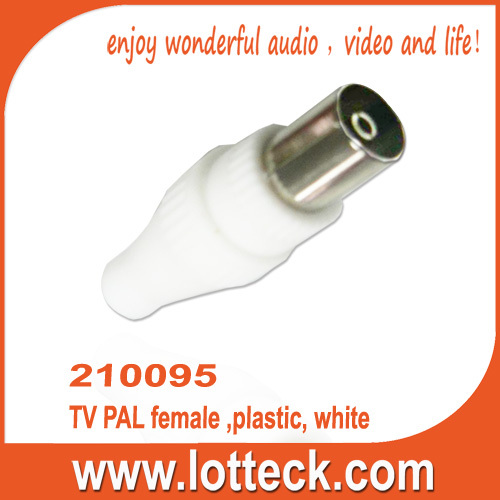 plastic TV PAL female connector