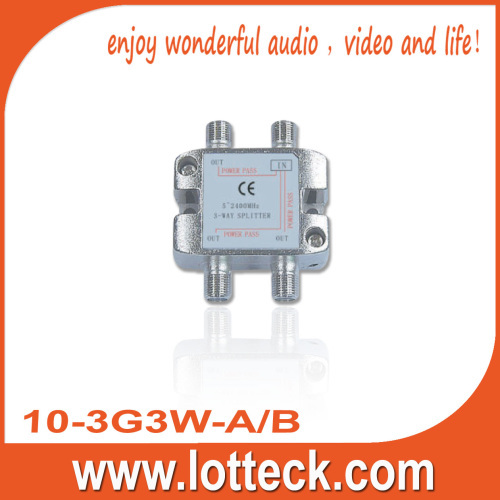 CE proved 16-20dB Isolation 3 way splitter